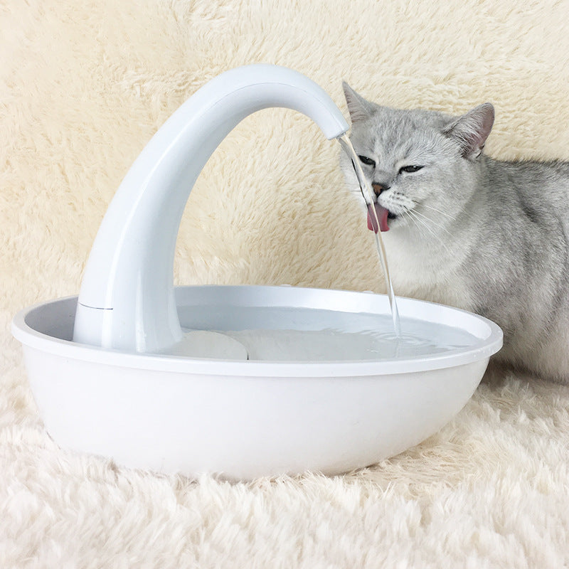 Pet Drinking Fountain Cat Feeding Water Flowing Fountain - Pawluxe
