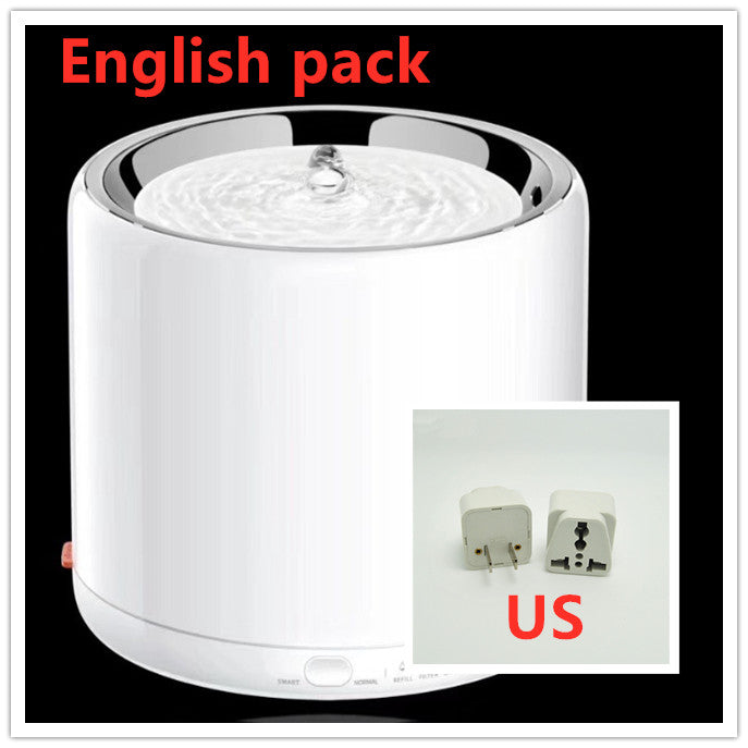 White pet drinking fountain - Pawluxe