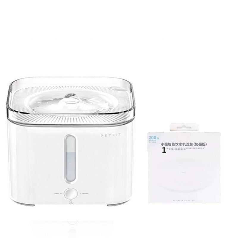 White pet drinking fountain - Pawluxe