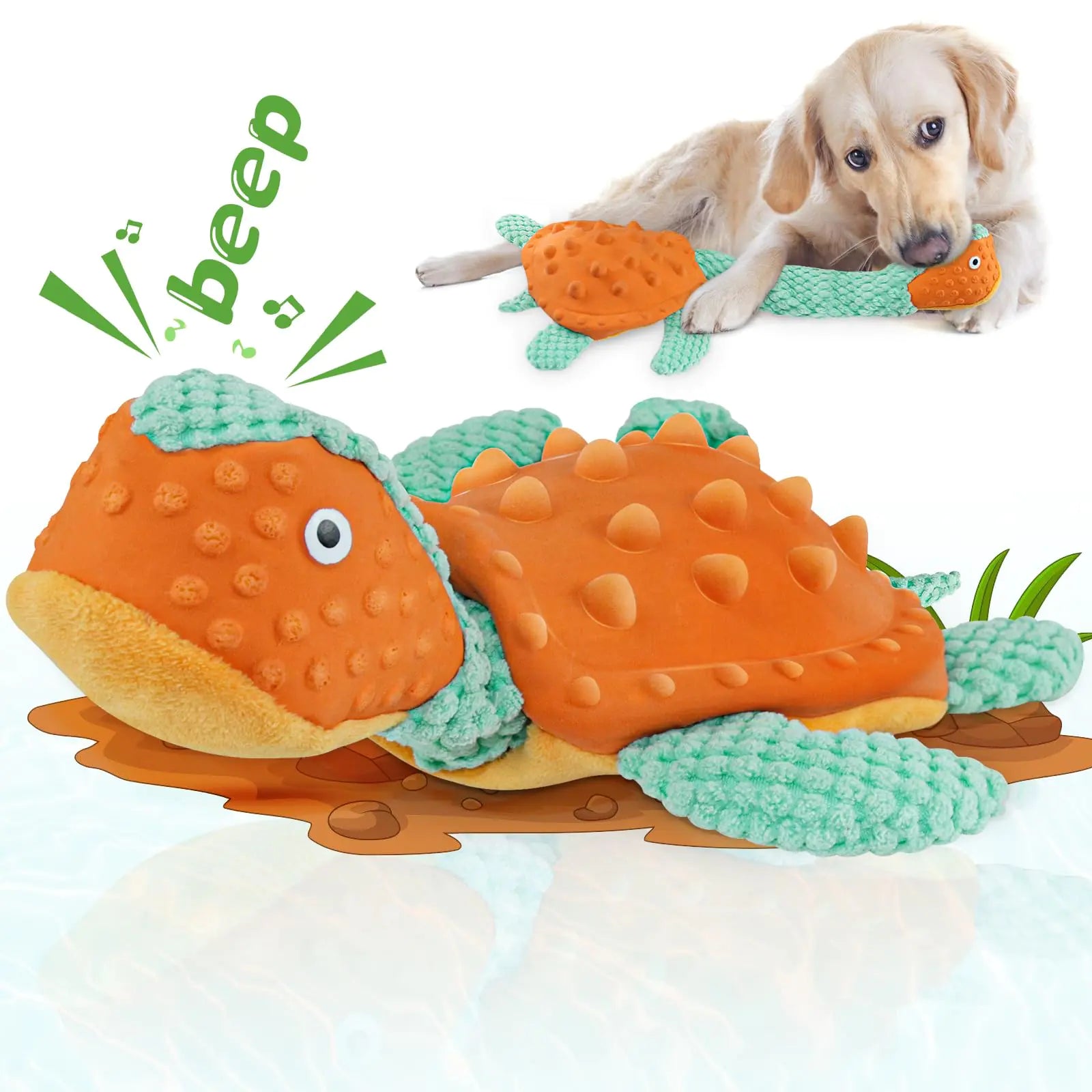 kachewlulu Large Squeaky Dog Toys: Plush Soft Dog Toys - Dog Toys for Large Dogs - Large Tug of War Dog Toys - Dog Chew Toys for Puppy Small Medium Large Dogs