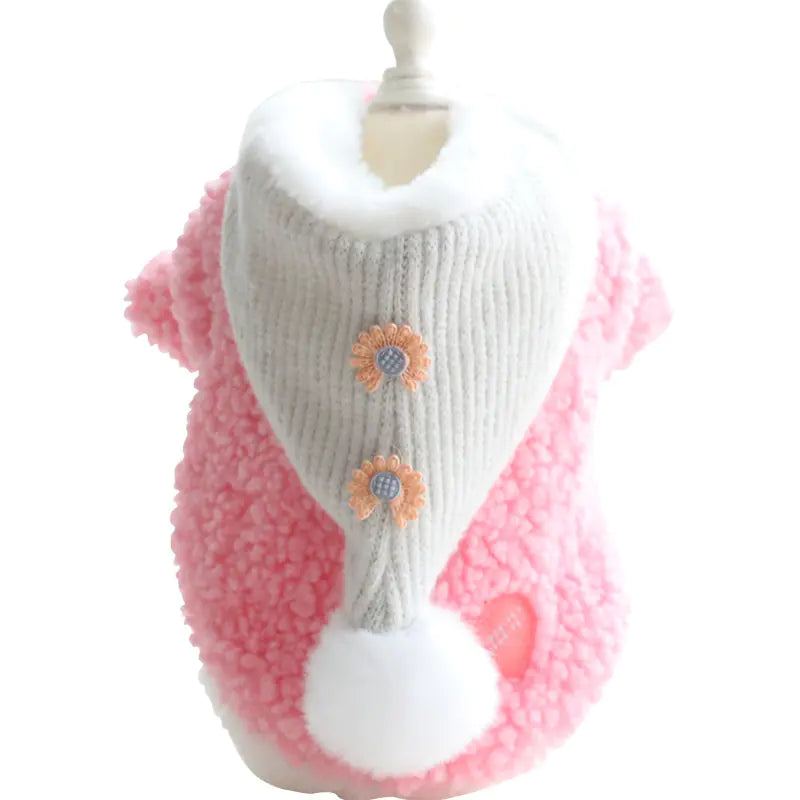 Dog Clothes for Fall Winter - Cat Princess Coat - Pawluxe