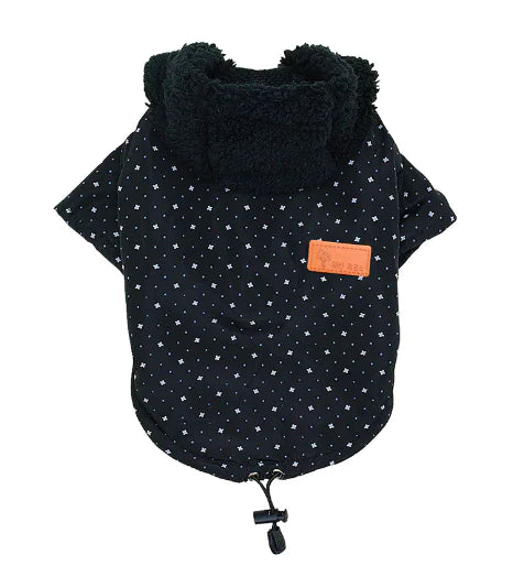 Padded Hooded Dog Coat for Warmth and Comfort - Pawluxe