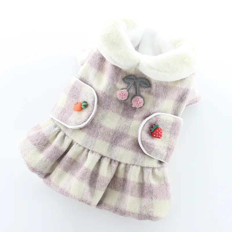 Plaid Skirt Pet Dog Clothes for VIP Babies - Pawluxe