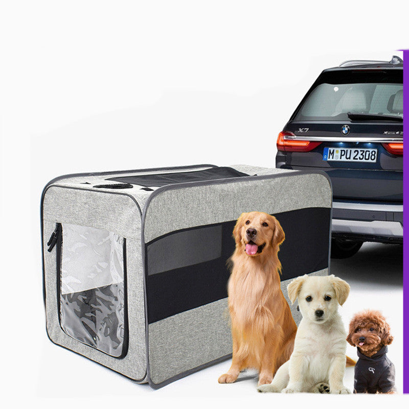 Pet Travel Carrier Bag Portable Pet Bag Folding Fabric Pet Carrier Travel Carrier Bag For Pet Cage With Locking Safety Zippers - Pawluxe