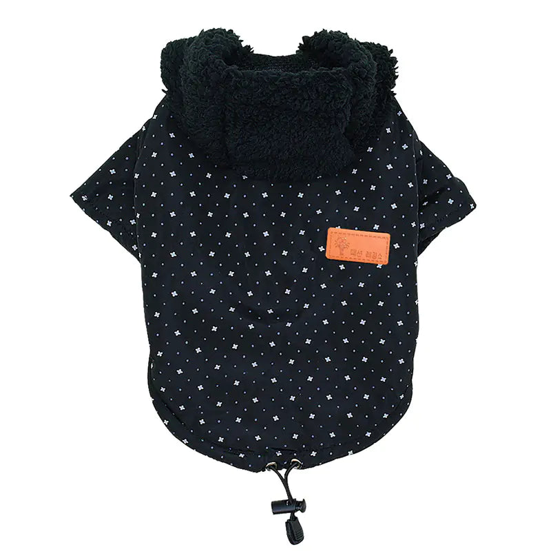 Padded Hooded Dog Coat for Warmth and Comfort - Pawluxe