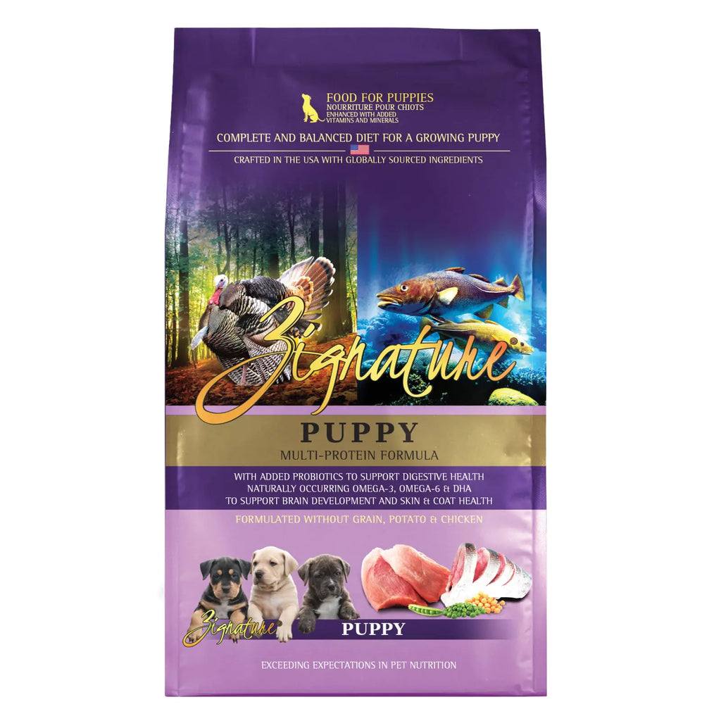 Zignature Puppy Formula Dry Dog Food 12.5lb Bag - Pawluxe
