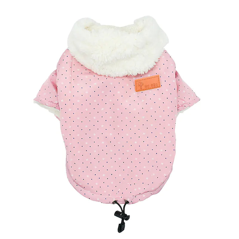 Padded Hooded Dog Coat for Warmth and Comfort - Pawluxe