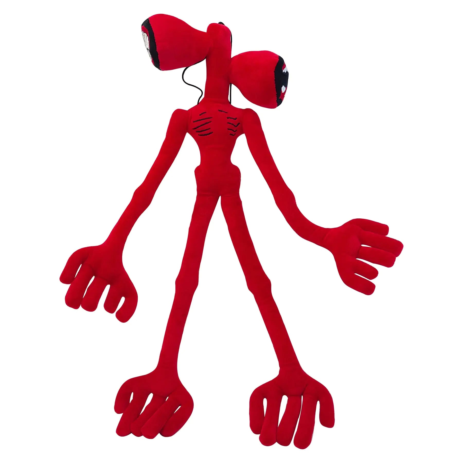 FIMIGID Monster Plush Stuffed Toys Limbs Movable Cartoon Cat and Dog Doll 22 inch Plush Toys for Home Decoration The Best Gift for Halloween and Christmas Party Birthday Gift (Red Head)