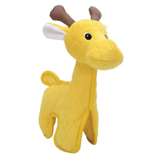 Zeus Safari Dog Toys - Yellow Giraffe - 24 cm (9.5 in)