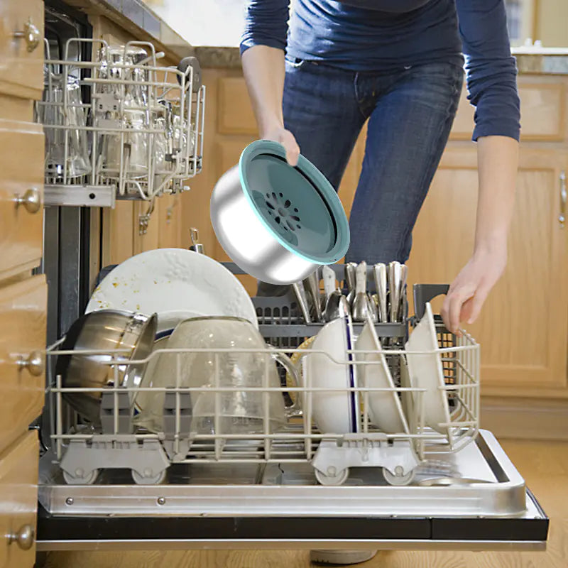 Stainless Steel Large Pet Water Bowl with Splash Guard - Pawluxe