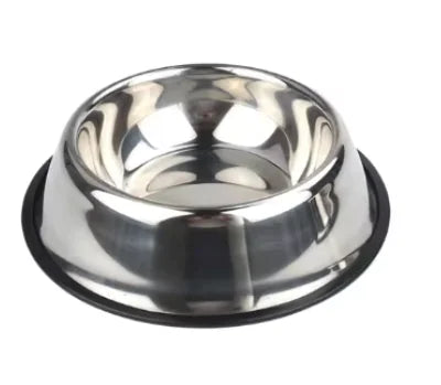 Stainless Steel Non-slip Feeding Bowl for Pets (Single) - Pawluxe