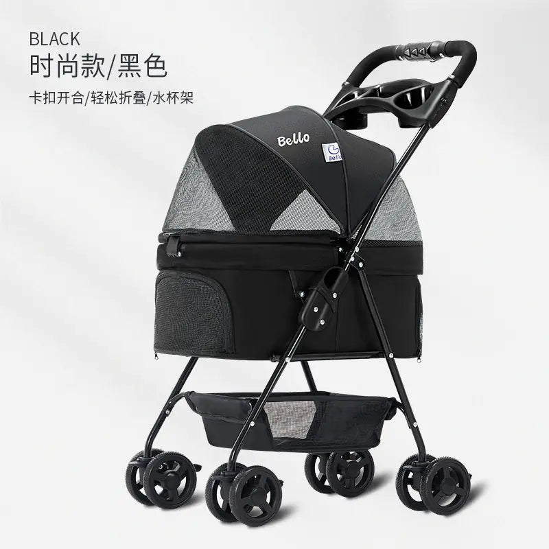 Bello OSM-M02S Lightweight Folding Pet Stroller