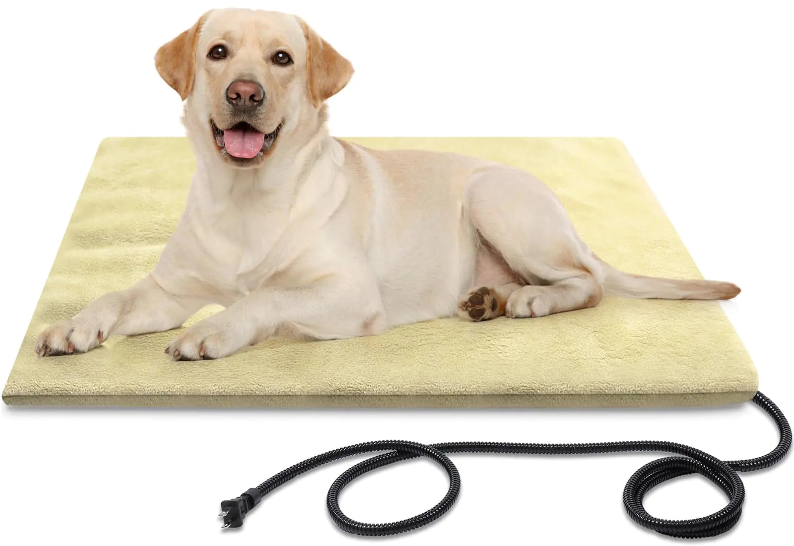 Constant Pet Heating Pad for Dog & Cat Waterproof Cat Heating Pad with Multi Sizes for Outdoor Indoor Warm Dog Heating Pad with Chew Resistant Cord Soft Fluffy Heating Pad for Cats Washable