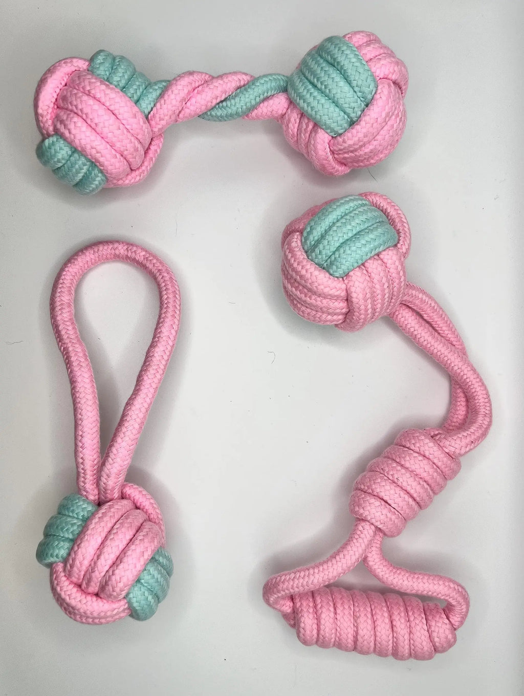 Dog Toy Dog Ropes with Multiple Toys Included S/M/L Dog Toys (Pink)