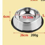 Stainless Steel Non-slip Feeding Bowl for Pets (Single) - Pawluxe