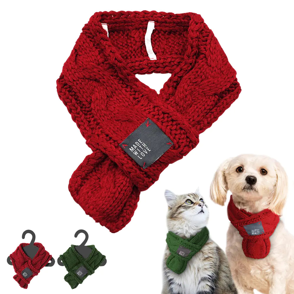 Thick Warm Scarf for Dogs - Cute Pet Scarf - Pawluxe