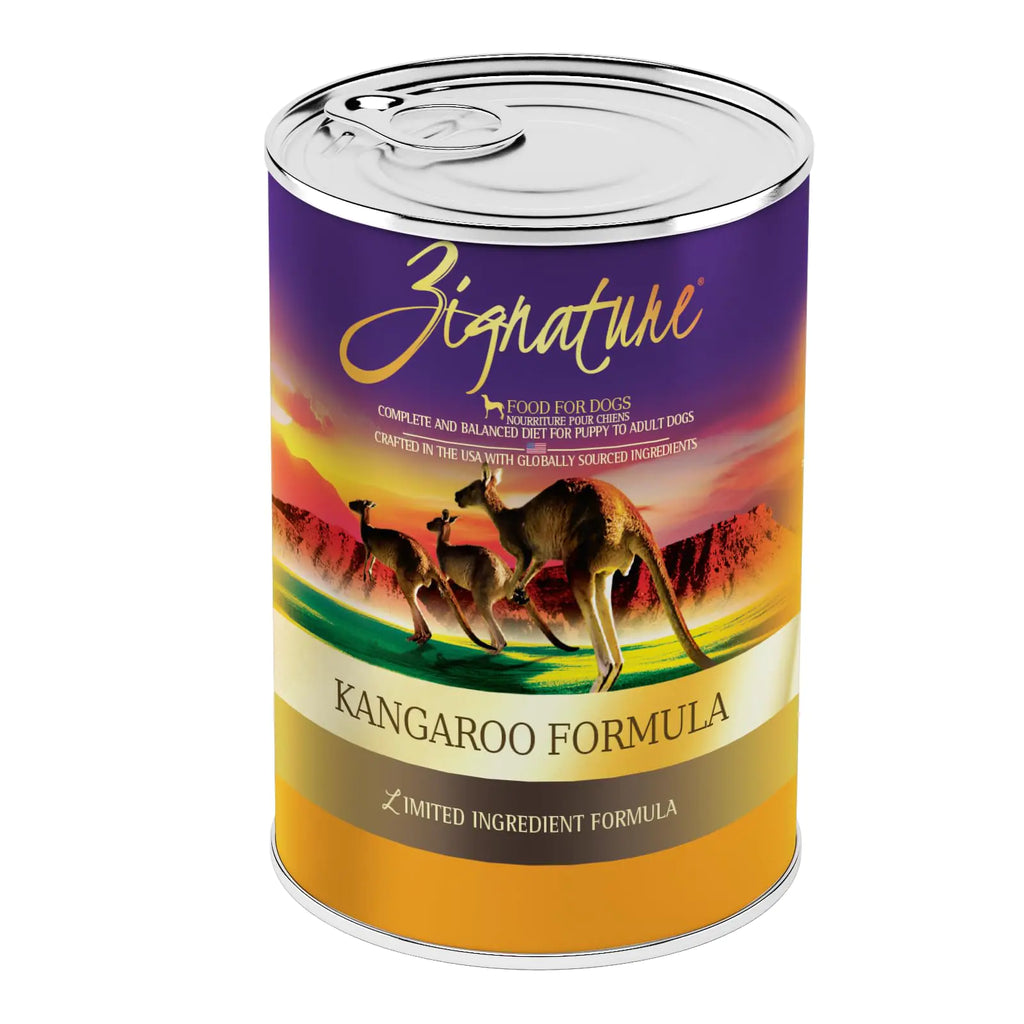 Zignature Kangaroo Canned Dog Food Formula 12/13oz - Pawluxe