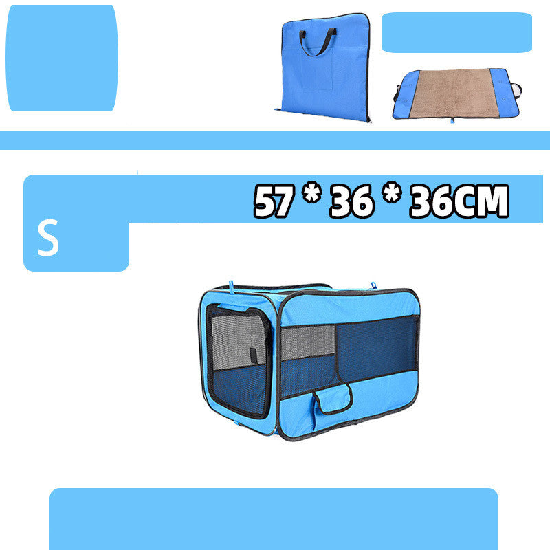 Pet Travel Carrier Bag Portable Pet Bag Folding Fabric Pet Carrier Travel Carrier Bag For Pet Cage With Locking Safety Zippers - Pawluxe