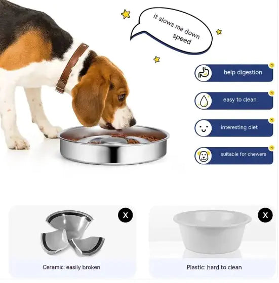 Pet Slow Feeding Bowl - Pawluxe