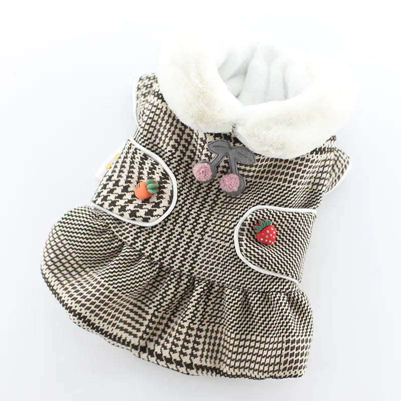 Plaid Skirt Pet Dog Clothes for VIP Babies - Pawluxe
