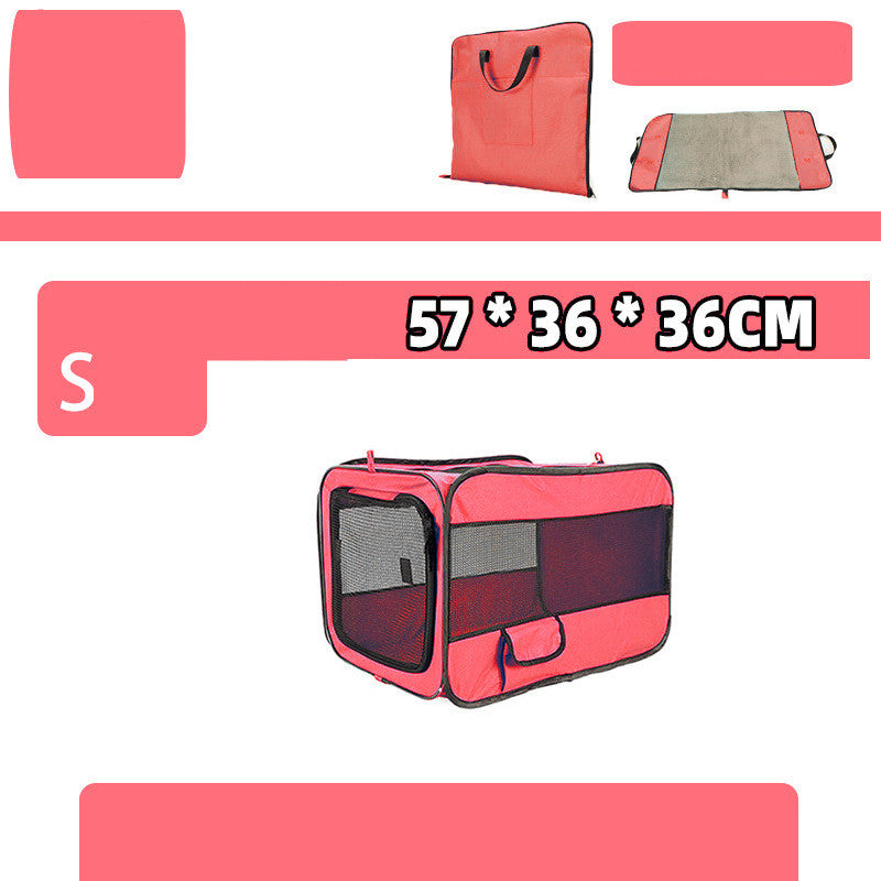 Pet Travel Carrier Bag Portable Pet Bag Folding Fabric Pet Carrier Travel Carrier Bag For Pet Cage With Locking Safety Zippers - Pawluxe