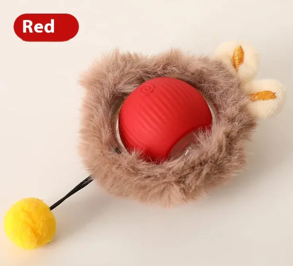 PurrPlay Self-Rolling Cat Toy Ball - Pawluxe
