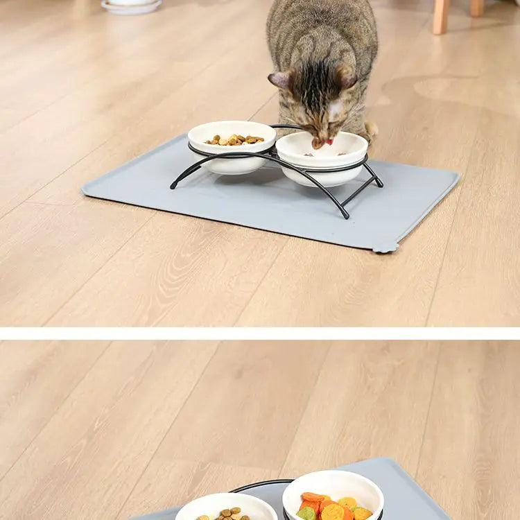 Large Silicone Pet Feeding Mat for Cats and Dogs - Pawluxe