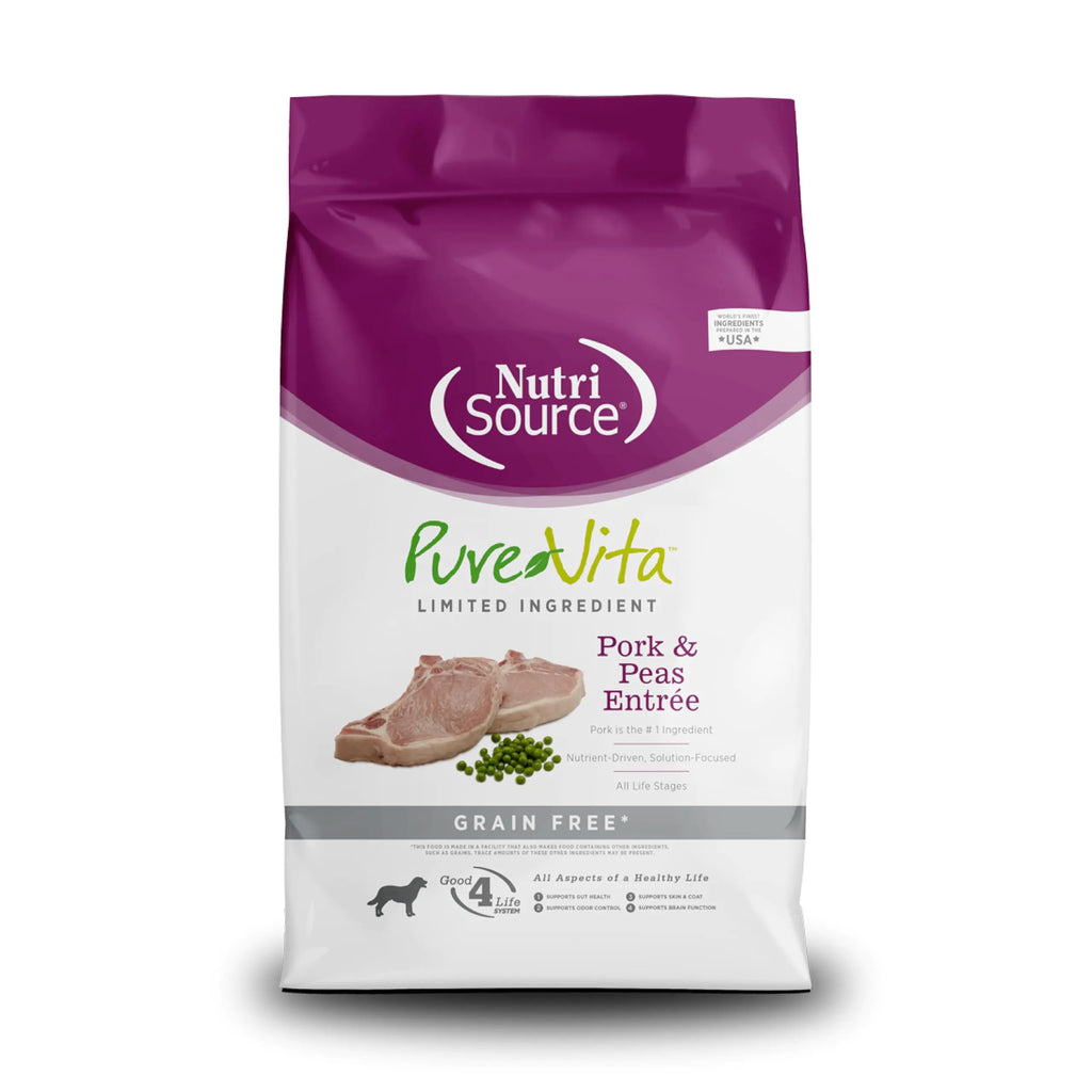PureVita Grain Free Pork & Pea Dog Food 5 lbPureVita Grain Free Pork & Pea Dog Food 5 lb - Pawluxe