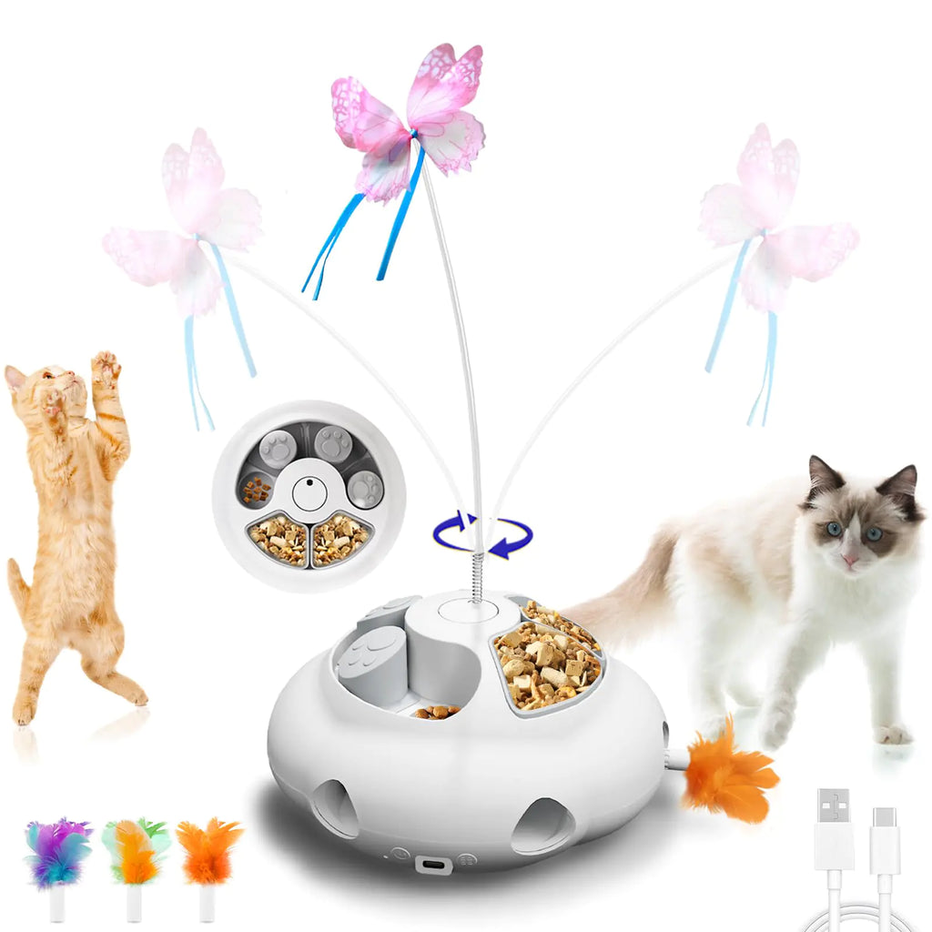 BFU Hxin Interactive Cat Toys for Indoor Cats ElectronicAutomatic Cat Toys Interactive - Pawluxe