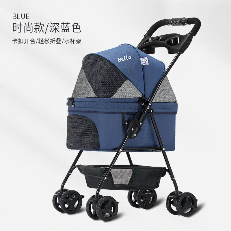 Bello OSM-M02S Lightweight Folding Pet Stroller