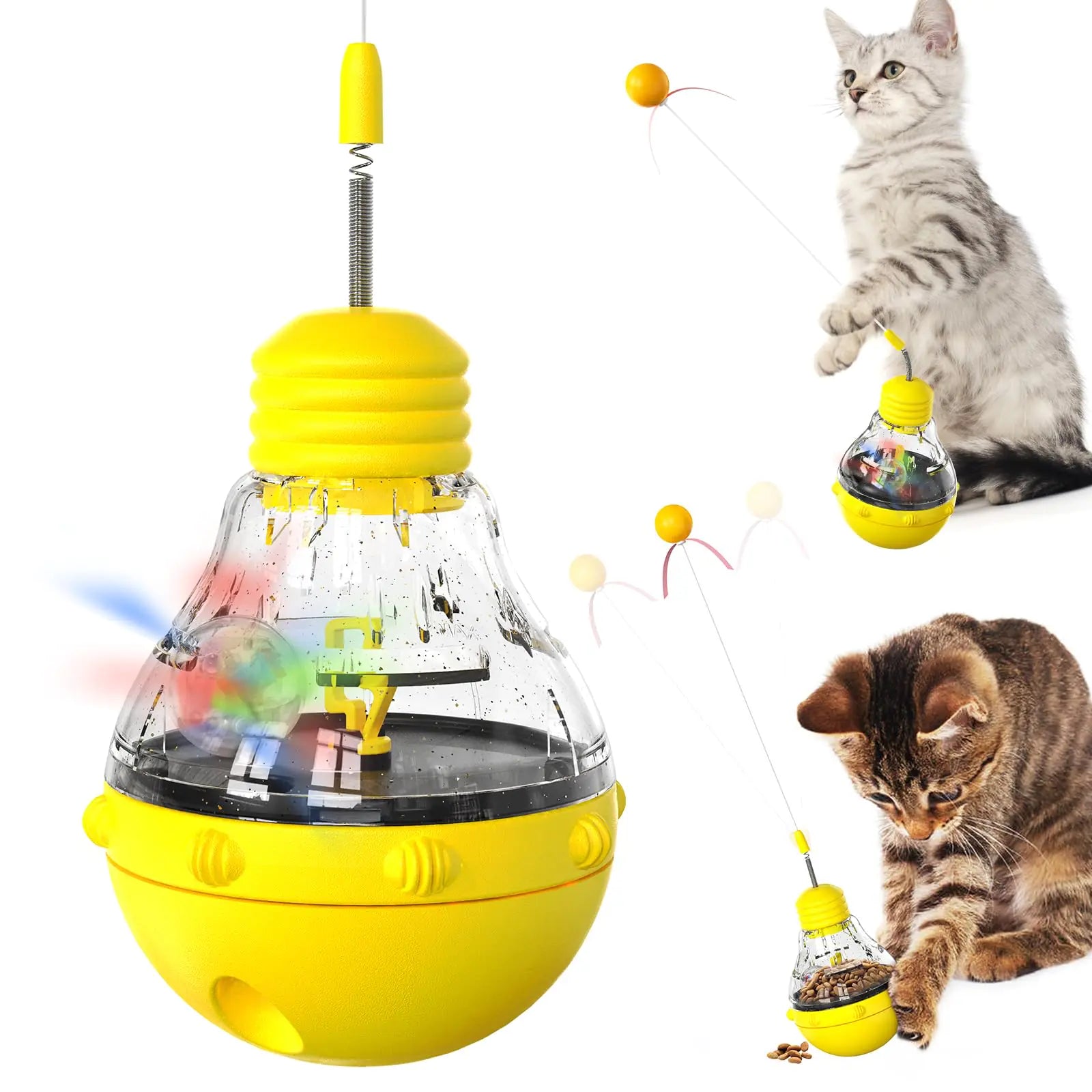 YIJISKY Cat ToyInteractive Cat Toys for Indoor CatsCat Food DispenserCat Treat PuzzleCat Puzzles for Indoor CatsHands for CatsCat Treat Dispenser ToyBest Cat Toys for Bored Cats - Pawluxe