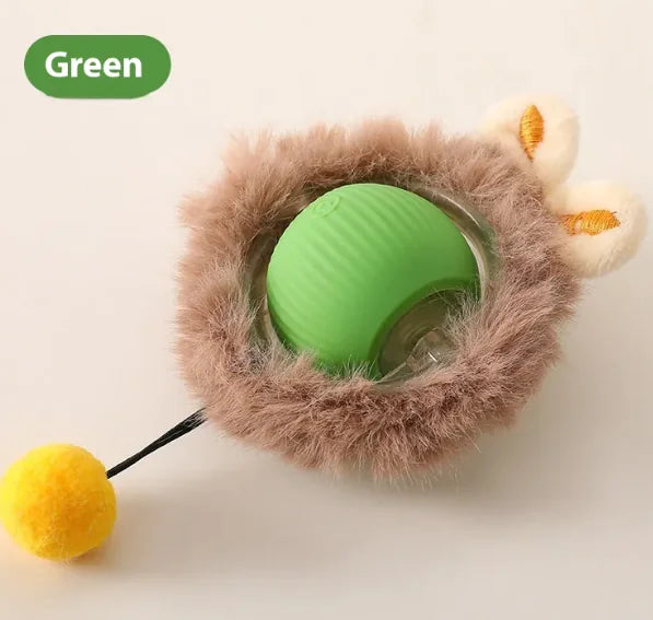 PurrPlay Self-Rolling Cat Toy Ball - Pawluxe