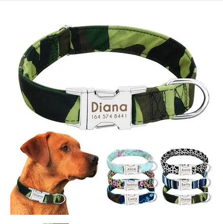 Personalized Engraved Dog Collar