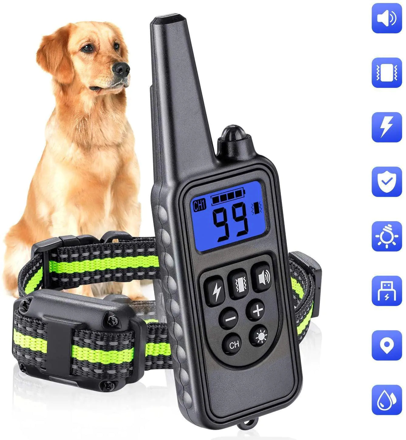 Pet Training Collar and Dog Trainer Device - Pawluxe