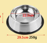 Stainless Steel Non-slip Feeding Bowl for Pets (Single) - Pawluxe