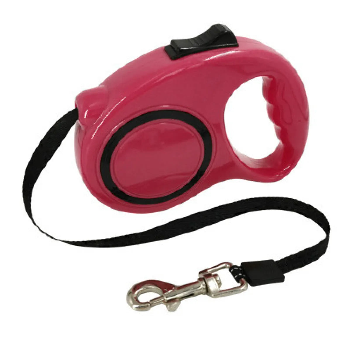 Bone Print Retractable Dog Leash
